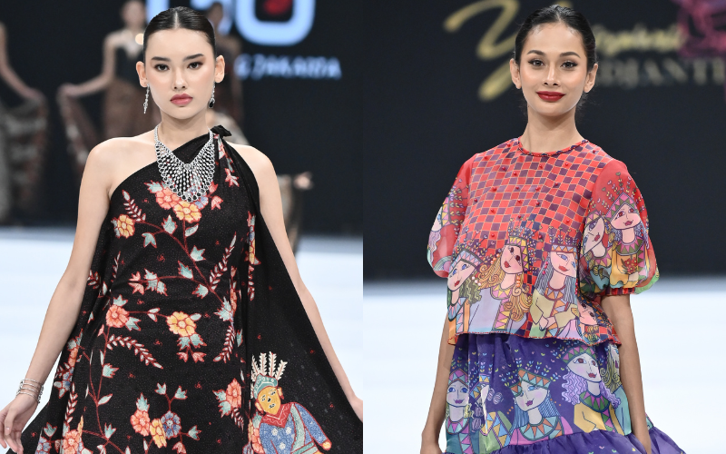 Ondel-ondel Jadi Motif Favorit di Indonesia Fashion Week 2024