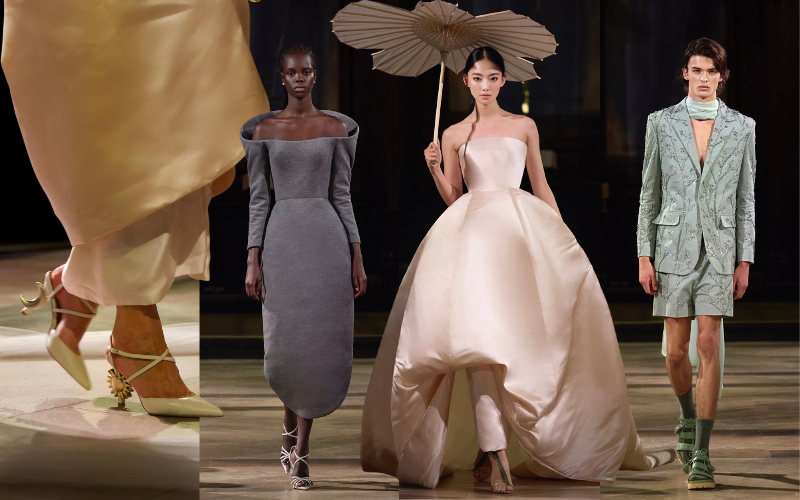 Di London Fashion Week, 1001 Shoes dari Indonesia Menyempurnakan Koleksi Desainer Vietnam Tran Hùng 