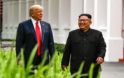 Video Ala Hollywood Presiden Trump untuk Kim Jong Un