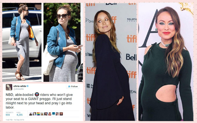 Hamil besar, Olivia Wilde Tidak Diberikan Tempat Duduk Saat Naik Subway