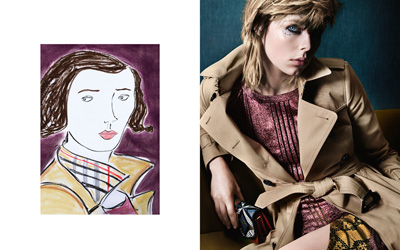 Seni Instalasi di Gerai Burberry