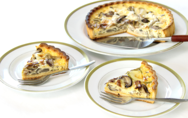 Quiche Jamur Telur untuk Brunch di Rumah