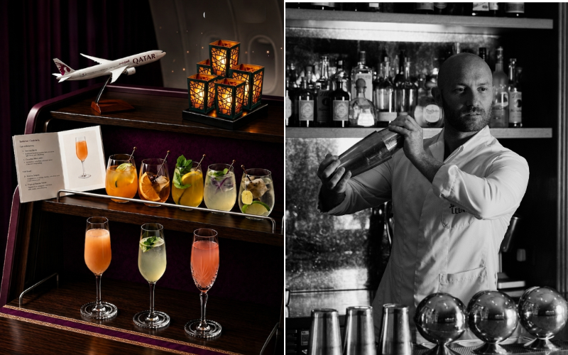 Qatar Airways Sajikan Koktail Racikan Pemilik World’s Best Bar 2025
