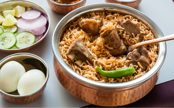 Mutton Biryani, Ide Olah Nasi Basmati