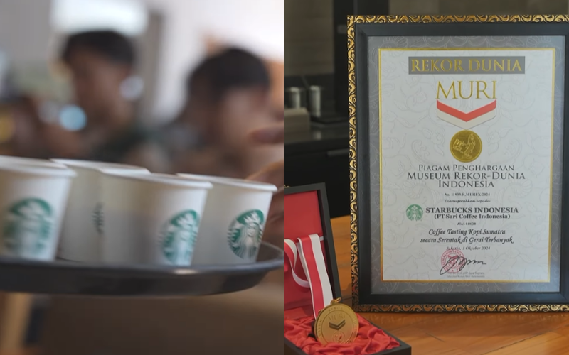 ﻿Rayakan Hari Kopi Internasional, Starbucks Indonesia Mencetak Rekor MURI