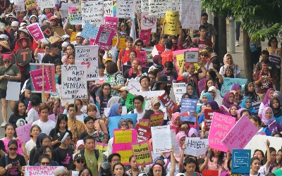 Wanita Mendukung Wanita di Women’s March Jakarta 2018