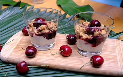 Dua Kreasi Hidangan dari Buah Cherry a la Chef Yuda Bustara