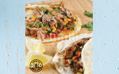 Resep Chicken Taco with Mango Salsa
