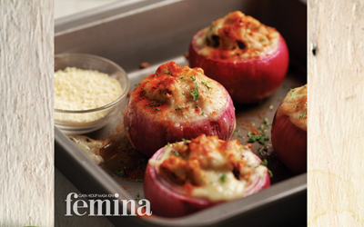 Spicy Stuffed Onion