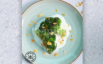 Resep Grilled Brocoli with Almond 