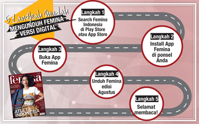 5 Langkah Mudah Mengunduh E-Magz Femina Edisi Agustus 2018