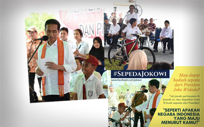 Presiden Joko Widodo Bagi-bagi #SepedaJokowi untuk 10 Orang! Anda Mau? 