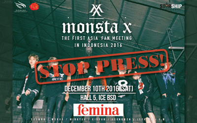 Stop Press: Event Monsta X The First Asia Fan Meeting in Indonesia 2016 Ditunda!