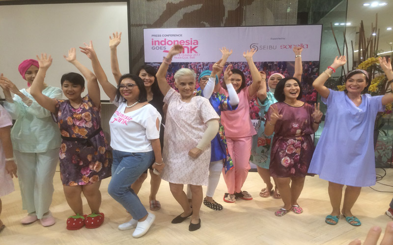 Indonesia Goes Pink Di Bali untuk Mendorong Deteksi Dini Kanker Payudara