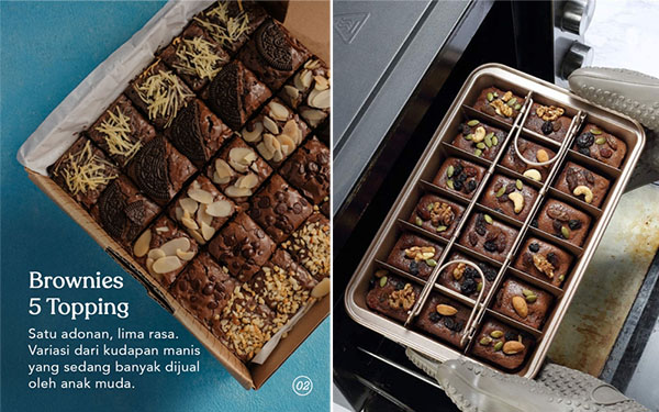 Hasil Unik Brownies 5 Topping Pakai Loyang Khusus