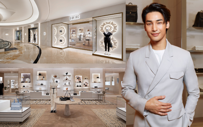 Butik Dior di Plaza Indonesia Resmi Dibuka, Dimeriahkan Kehadiran Apo Nattawin