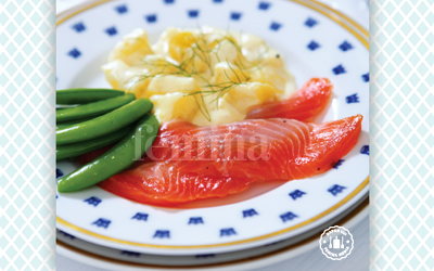Resep Rimmad Lax with Stewed Potato