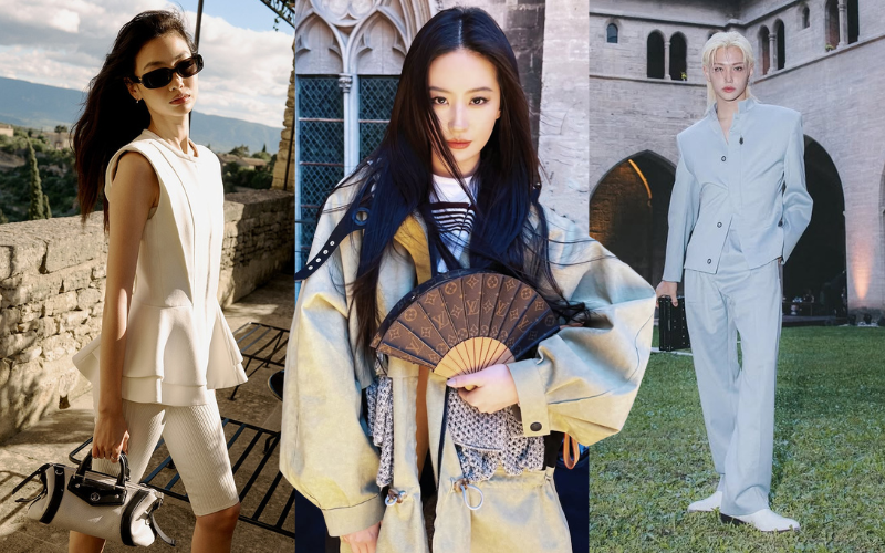 Parade Gaya Front Row Show Louis Vuitton Women's Cruise 2026 di Avignon