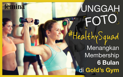 Ikutan Kuis #HealthySquad untuk Mendapatkan 6 Bulan Membership di Gold's Gym 
