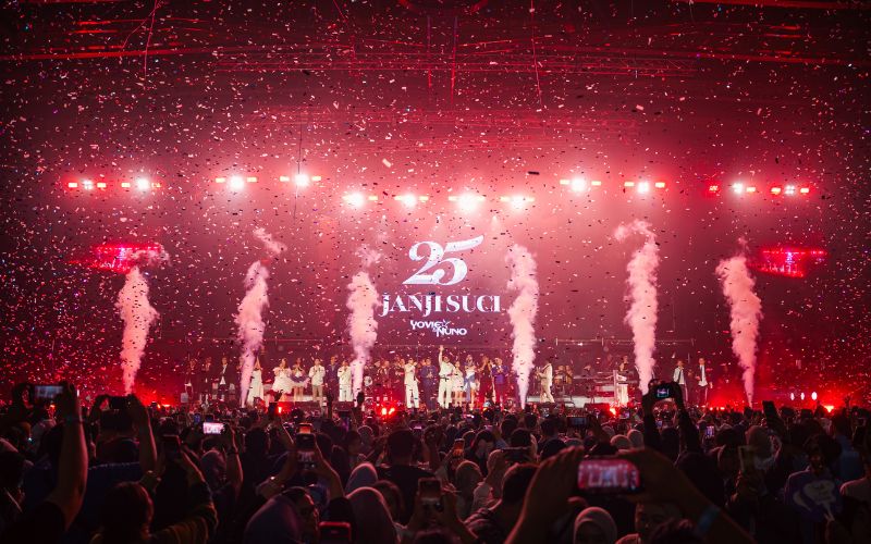 Konser 25 Tahun Janji Suci, Bukti Yovie & Nuno Tepati Janji
