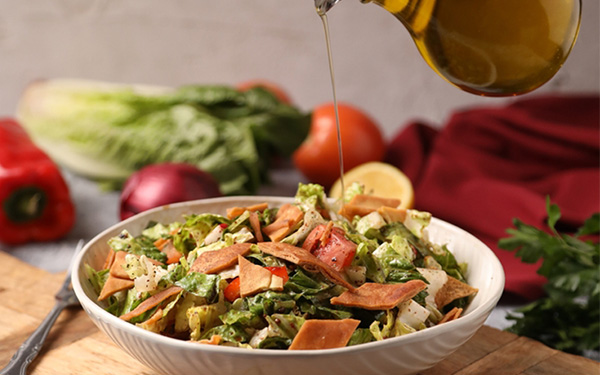 Fattoush, Salad Negeri Lebanon