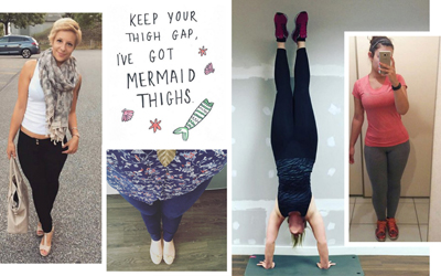 #MermaidThighs, Standar Tubuh Ideal Terbaru untuk Menyurutkan Thigh Gap 