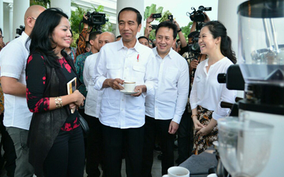 Ngopi Bersama Presiden: Brand Kopi Lokal Hanya Kalah Berani