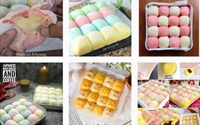 Laris Jadi PO, Japanese Milk Bread, Jenis Bread Roll Warna Pastel 