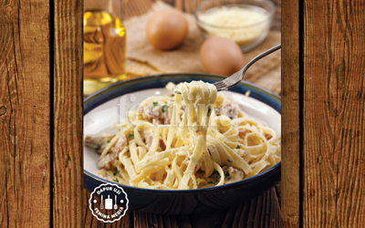 Resep Gluten Free Pasta With Beef Carbonara