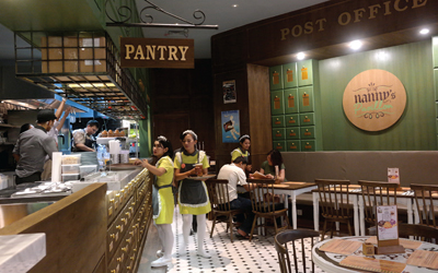 Konsep Kantor Pos di Nanny's Pavillion