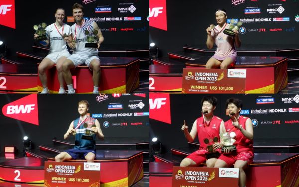 Inilah Pemenang Indonesia Open 2025, Korea Raih 2 Gelar Juara