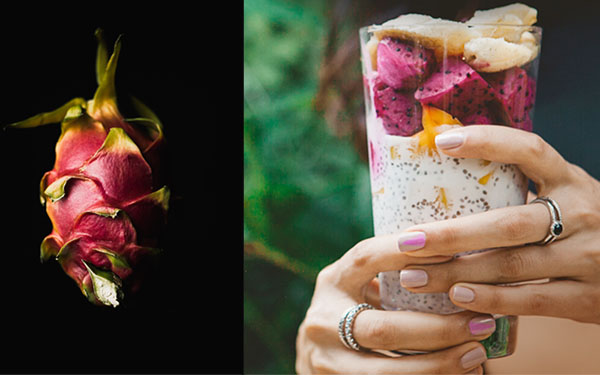 Chia dan Buah Naga Smoothie untuk Sarapan Berenergi