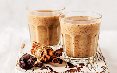 Spiced Chocolate and Coffee Smoothies
