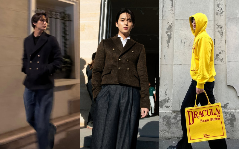 Intip Gaya Mingyu Seventeen di Paris