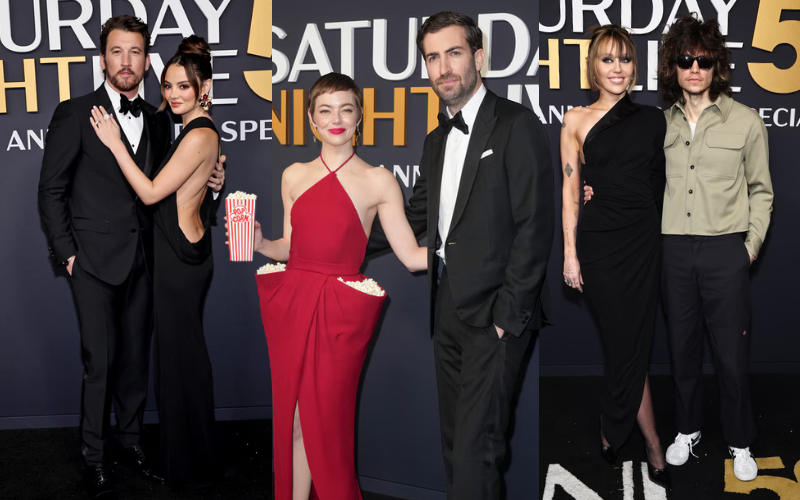 Gaya Couple di Acara Selebrasi 50 Tahun Saturday Night Live