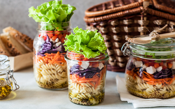 Pasta in a Jar, Mudah Disantap Sambil Ngetik!