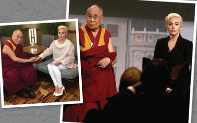 Bertemu Dalai Lama, Lady Gaga Dilarang Muncul di Tiongkok 