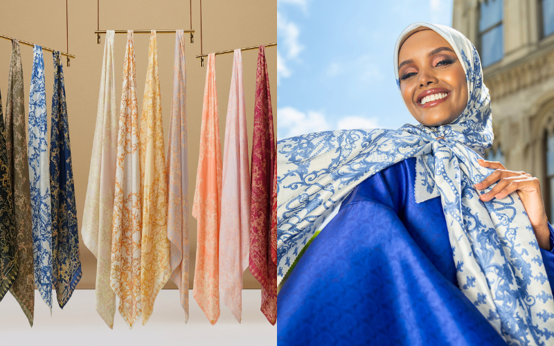 Buttonscarves Menggandeng Halima Aden