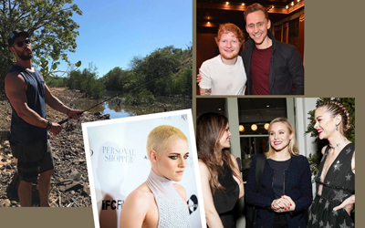 10 Momen Selebritas Minggu Ini: Potongan rambut baru Kristen Stewart hingga akrabnya Tom Hiddleston dan Ed Sheeran