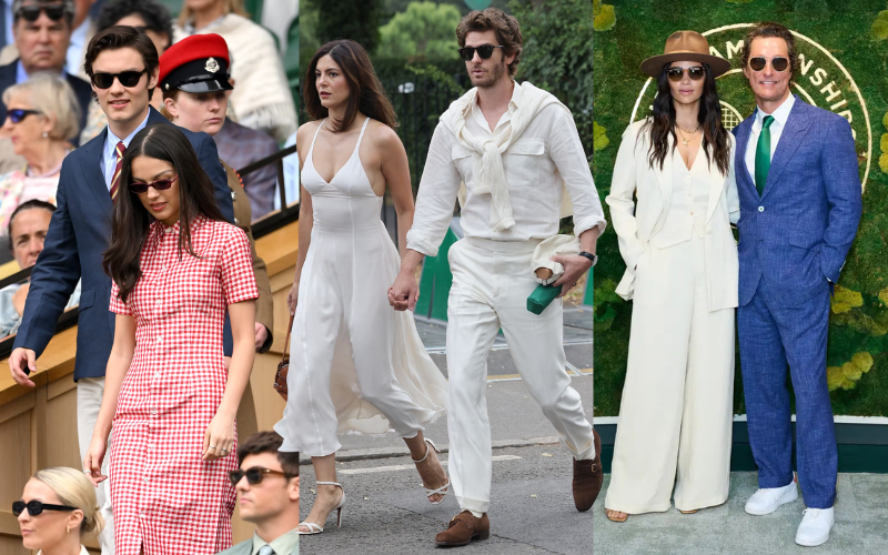 Parade Gaya Pasangan Selebritas di Wimbledon 2025