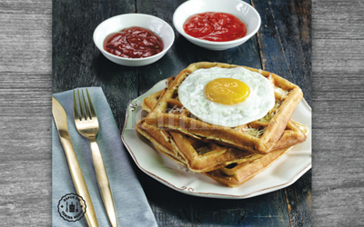 Resep Potato Cheese Waffle