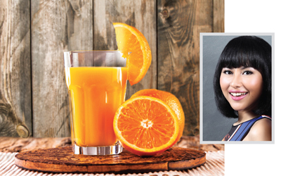 Go Orange, Resep Jus Buah Sehat dari Putri Miranti