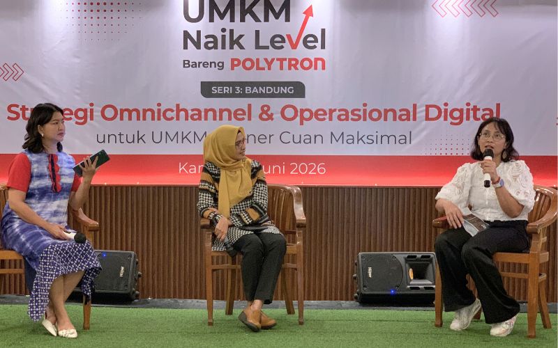 UMKM Naik Level Bareng Polytron Seri 3 Bandung: Dapat Banyak Ilmu Baru tentang Operasional dan Omnichannel