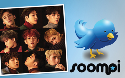 Akun Twitter Resmi EXO Raih 1 Juta Followers, Twitter & Soompi Gelar Kompetisi Fan Art Global