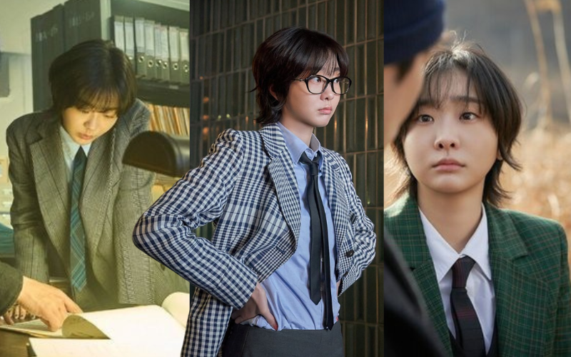 OOTD Kim Da-mi dalam Nine Puzzles, Inspirasi Gaya dengan Office Core