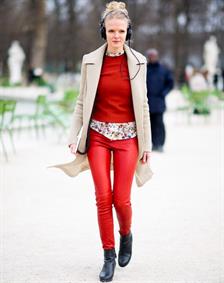 Dare to Try: Colored Leather Pants
