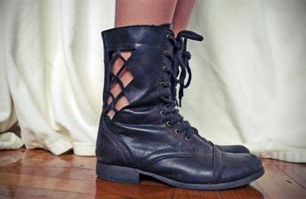 DIY Cut Out Boots