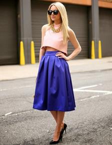 Style Swag:  Tea-Length Skirt