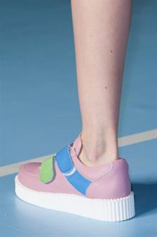 Tren Fashion Color Blocks Shoes