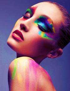 Fluorescent Makeup